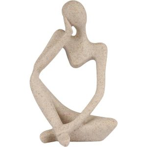 Thinker Style Abstract Sculpture Statue